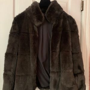 Zara faux fur bomber